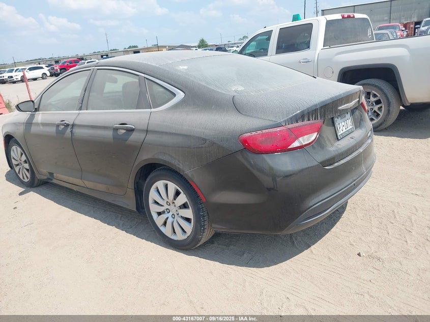 Vin: 1c3cccfb0fn698561, lot: 43661377, chrysler 200 lx 20153