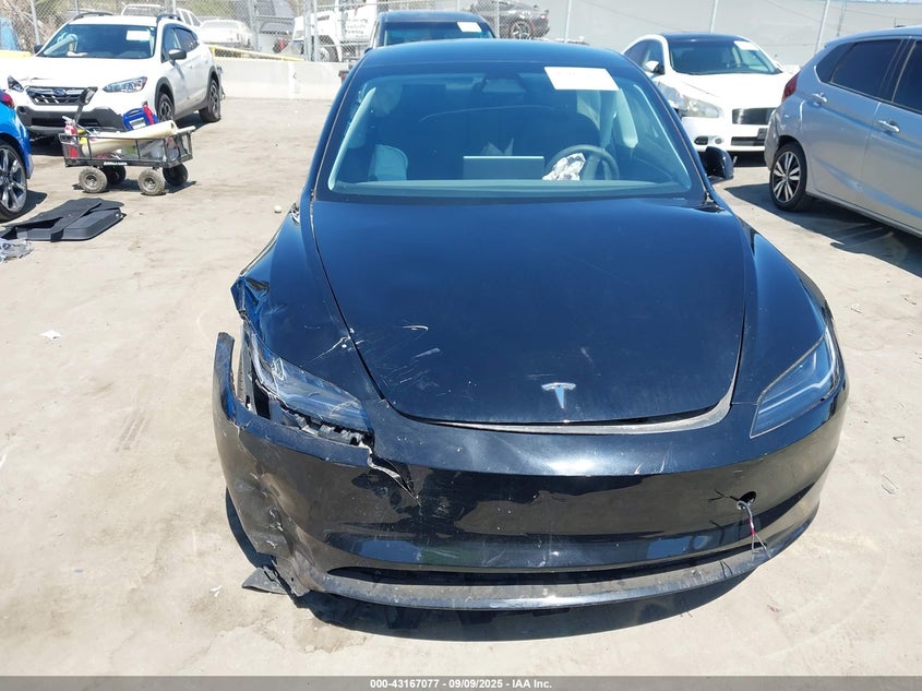2025 Tesla Model 3 VIN: 5YJ3E1EA5SF912861 Lot: 43167077