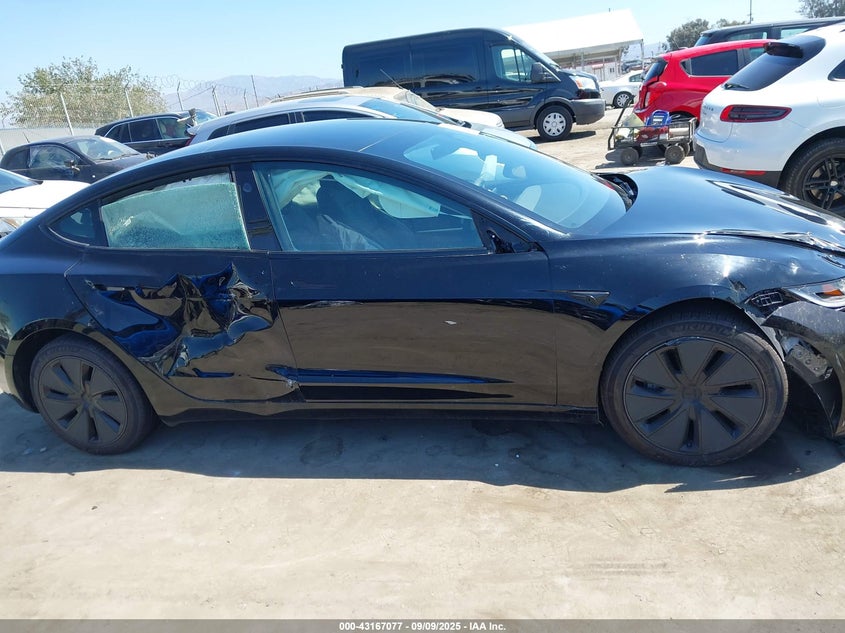 2025 Tesla Model 3 VIN: 5YJ3E1EA5SF912861 Lot: 43167077