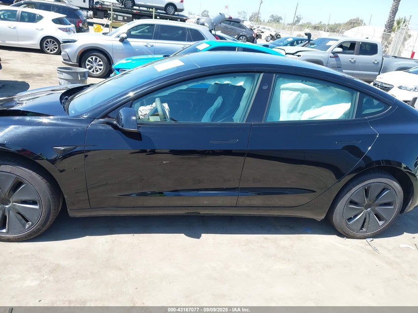2025 Tesla Model 3 VIN: 5YJ3E1EA5SF912861 Lot: 43167077