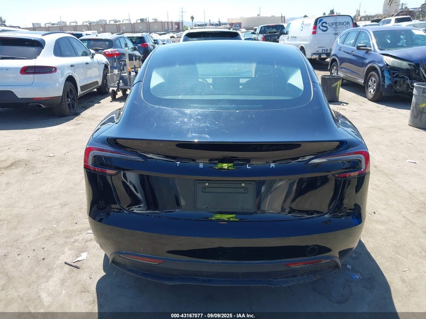 2025 Tesla Model 3 VIN: 5YJ3E1EA5SF912861 Lot: 43167077
