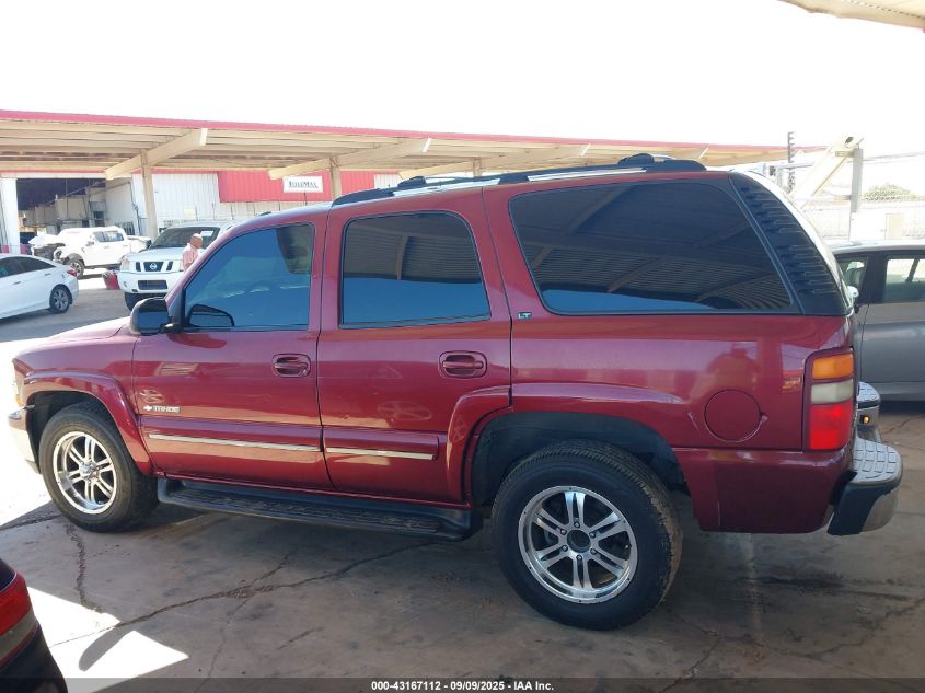 2002 Chevrolet Tahoe Lt VIN: 1GNEK13T42R297338 Lot: 43167112