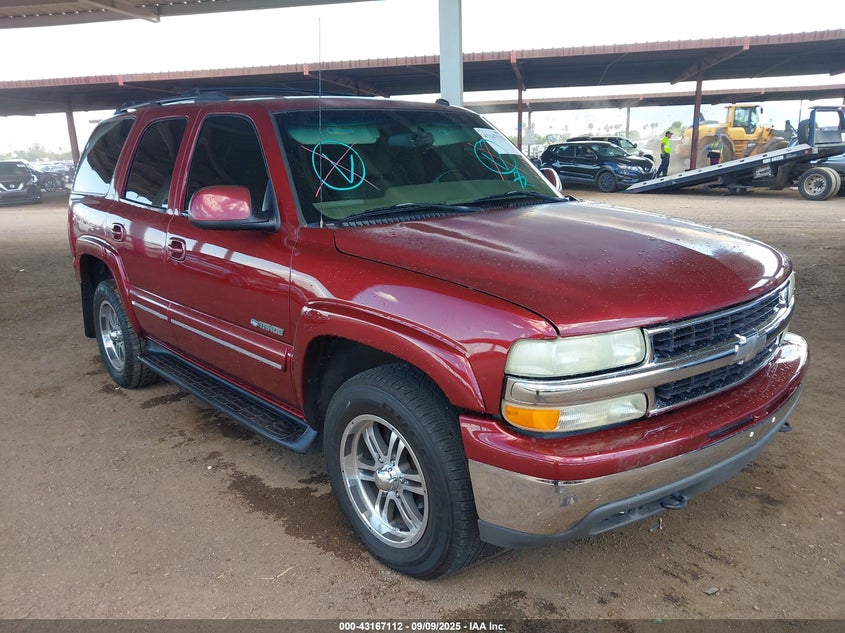 1GNEK13T42R297338 2002 Chevrolet Tahoe Lt auction photo 1