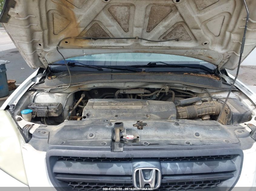 2004 Honda Pilot Ex-L VIN: 2HKYF18544H543013 Lot: 43167158