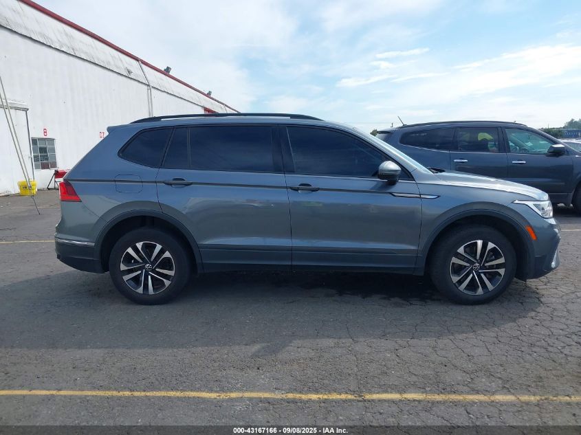 2022 Volkswagen Tiguan 2.0T S VIN: 3VV1B7AX1NM052598 Lot: 43167166