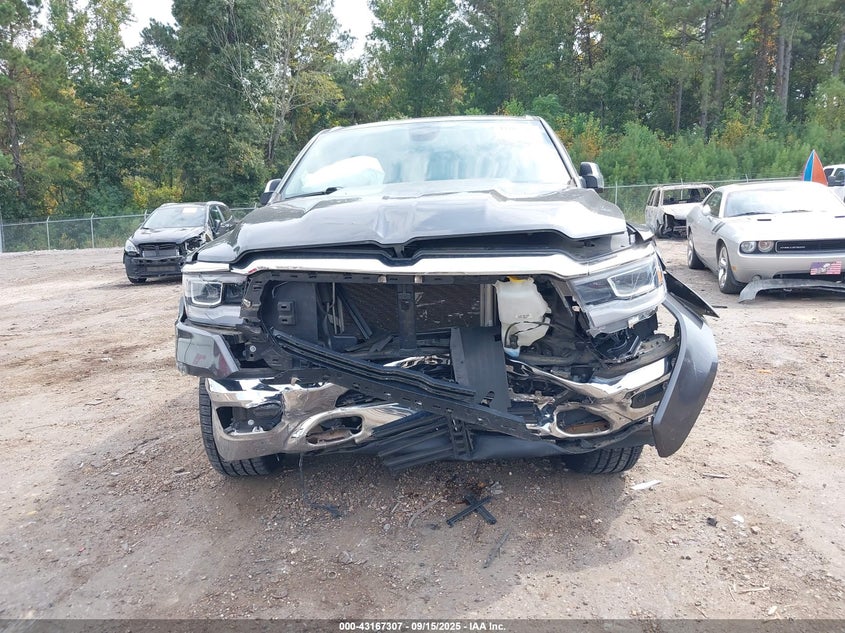 2020 Ram 1500 Laramie 4X4 5'7 Box VIN: 1C6SRFJT8LN345401 Lot: 43167307