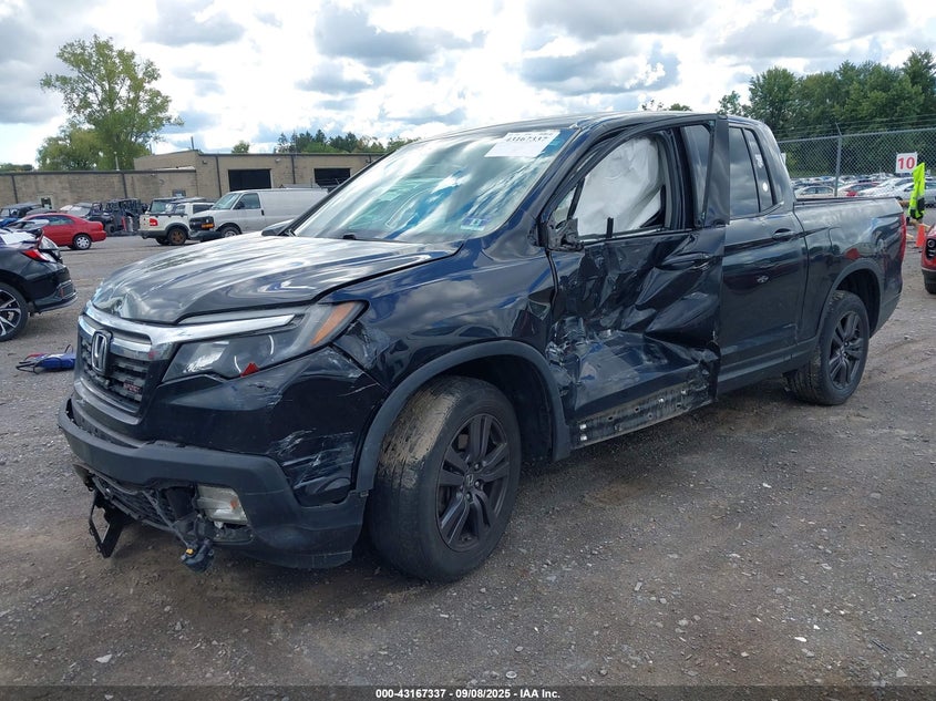 2019 Honda Ridgeline 3.5 Sport Black Lot 111043167337 Vin 5FPYK3F13KB040616