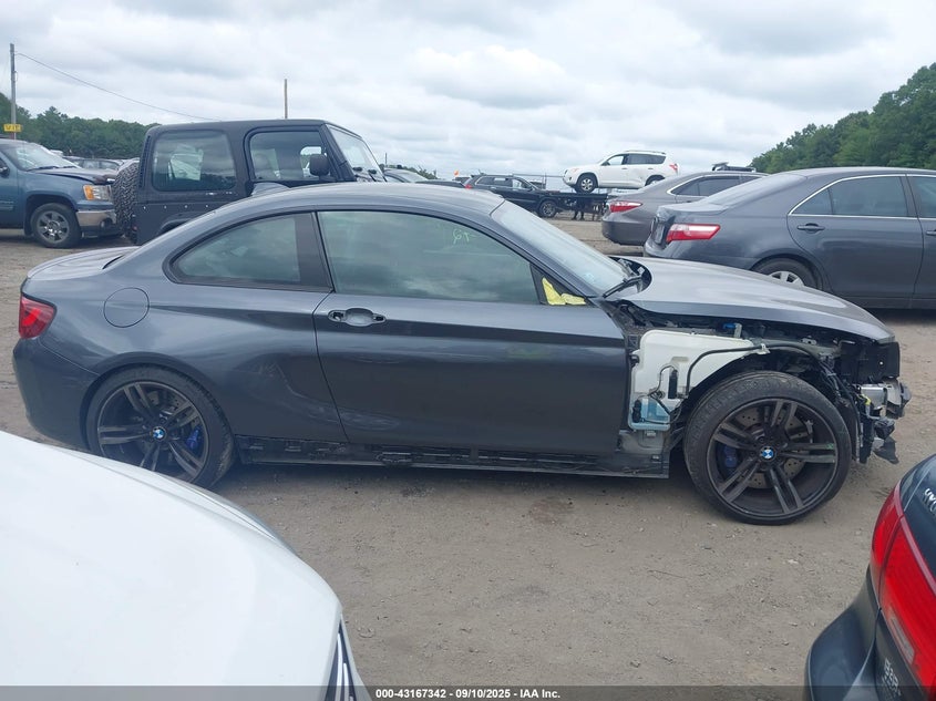 2017 BMW M2 3.0 Grey Lot 111043167342 Vin WBS1H9C33HV887298