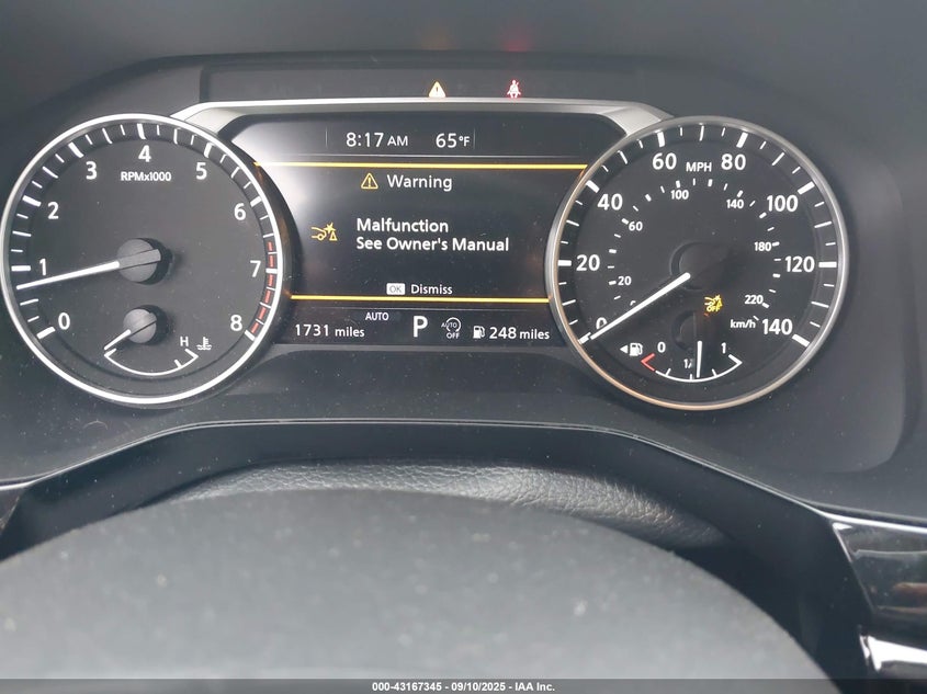 2025 NISSAN PATHFINDER SV 4WD - 5N1DR3BD5SC247942