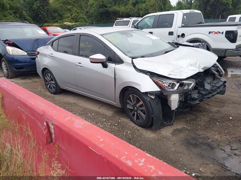 3N1CN8EV2ML863783 2021 Nissan Versa Sv Xtronic Cvt auction photo 1