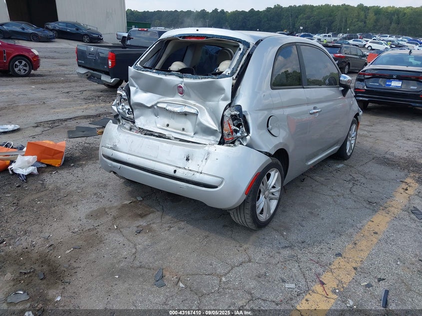 Vin: 3c3cffar8ct120586, lot: 43661815, fiat 500 pop 20124