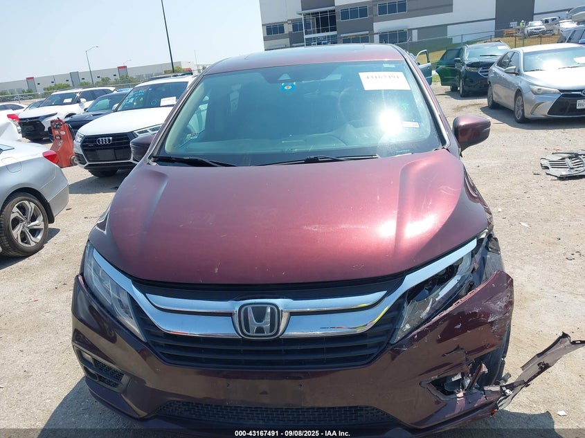2018 Honda Odyssey Ex-L VIN: 5FNRL6H7XJB089744 Lot: 43167491