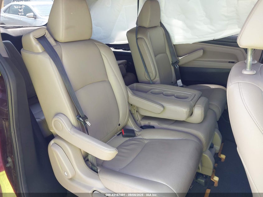 2018 Honda Odyssey Ex-L VIN: 5FNRL6H7XJB089744 Lot: 43167491