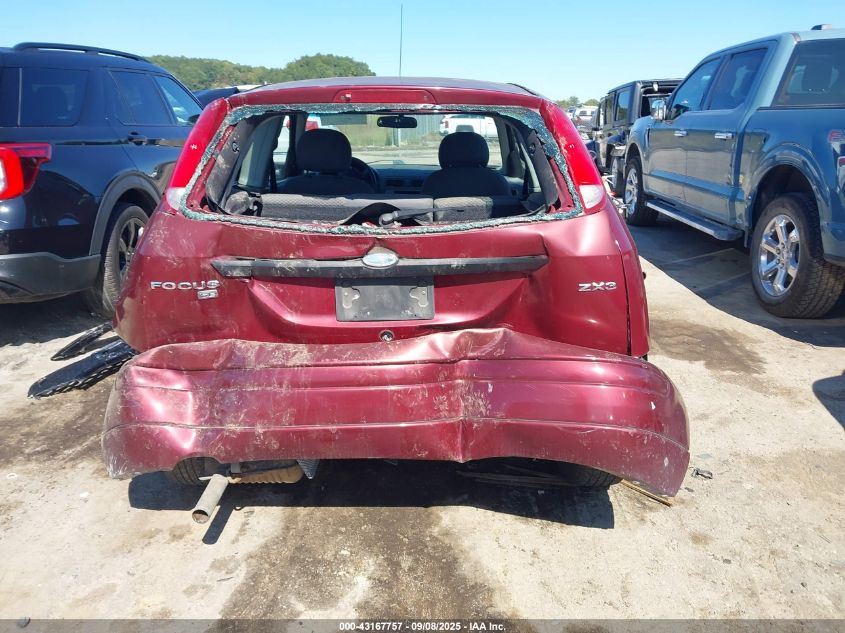 2006 Ford Focus Zx3 VIN: 1FAFP31N06W222275 Lot: 43167757