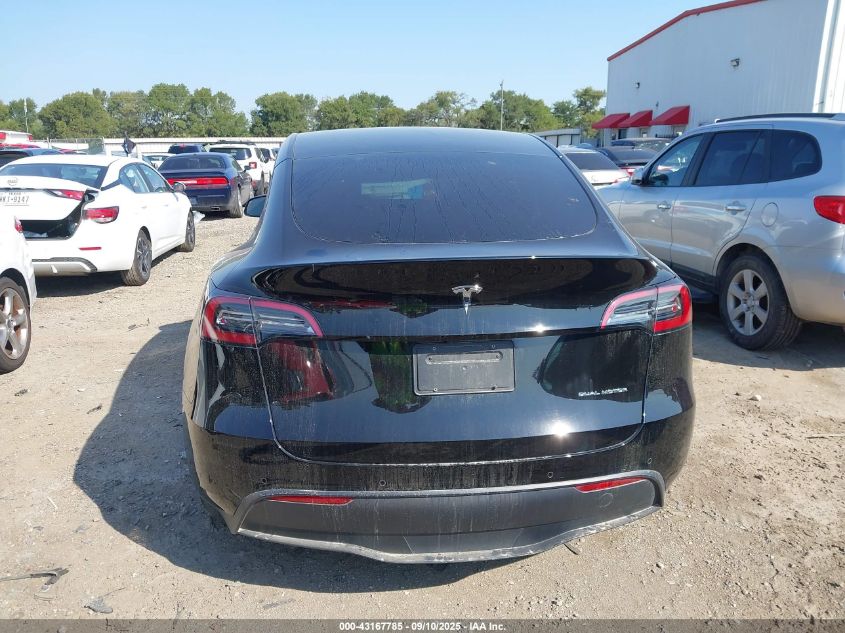 2021 Tesla Model Y Long Range Dual Motor All-Wheel Drive VIN: 5YJYGDEE9MF254839 Lot: 43167785