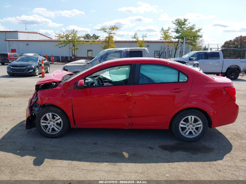 2012 Chevrolet Sonic 2Ls VIN: 1G1JA5SH2C4125430 Lot: 43167810