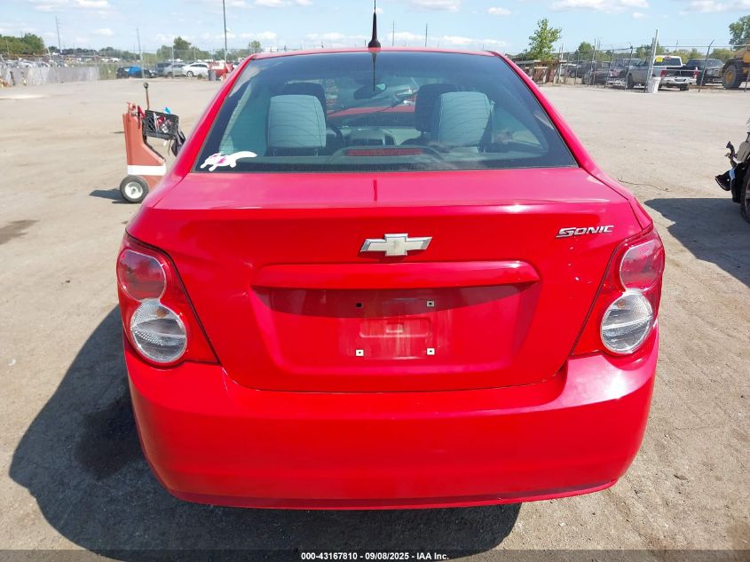 2012 Chevrolet Sonic 2Ls VIN: 1G1JA5SH2C4125430 Lot: 43167810