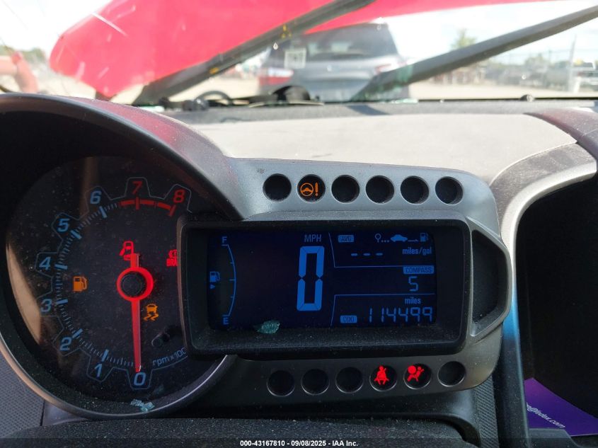 2012 Chevrolet Sonic 2Ls VIN: 1G1JA5SH2C4125430 Lot: 43167810