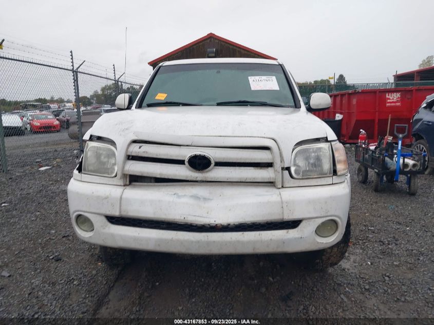 2005 Toyota Tundra Double Cab Limited VIN: 5TBDT48145S489982 Lot: 43167853