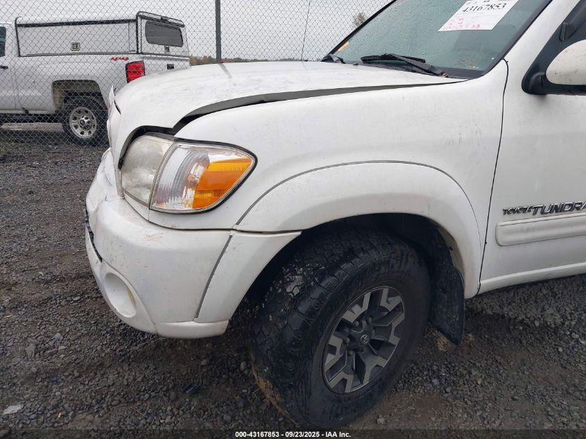 2005 Toyota Tundra Double Cab Limited VIN: 5TBDT48145S489982 Lot: 43167853
