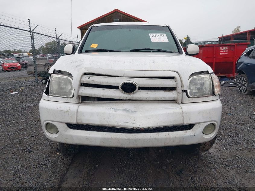 2005 Toyota Tundra Double Cab Limited VIN: 5TBDT48145S489982 Lot: 43167853