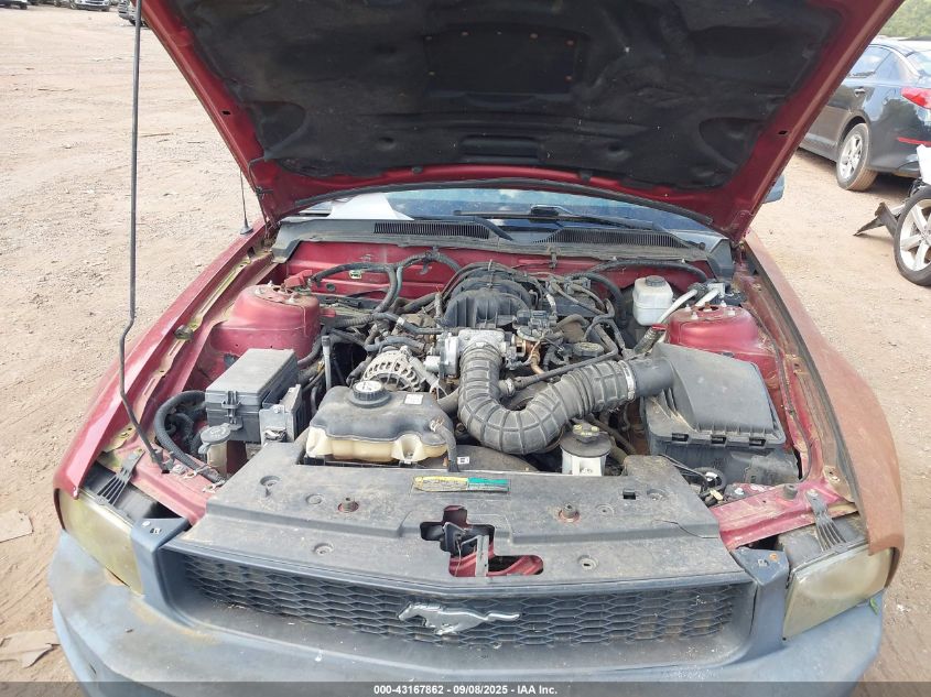 2007 Ford Mustang V6 Deluxe/V6 Premium VIN: 1ZVFT84NX75329675 Lot: 43167862