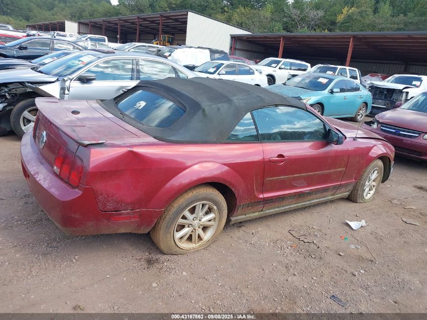 2007 Ford Mustang V6 Deluxe/V6 Premium VIN: 1ZVFT84NX75329675 Lot: 43167862