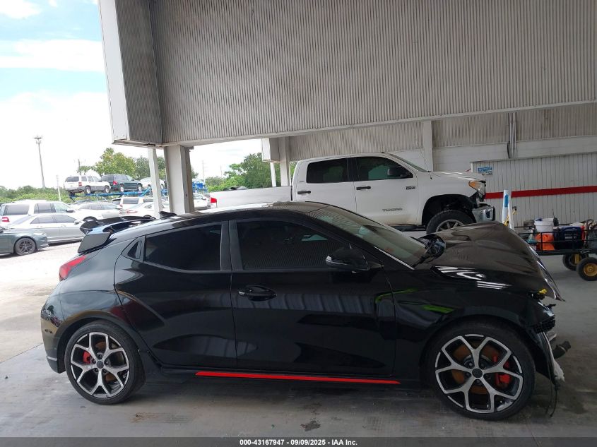 2020 Hyundai Veloster N VIN: KMHT36AH8LU004852 Lot: 43167947