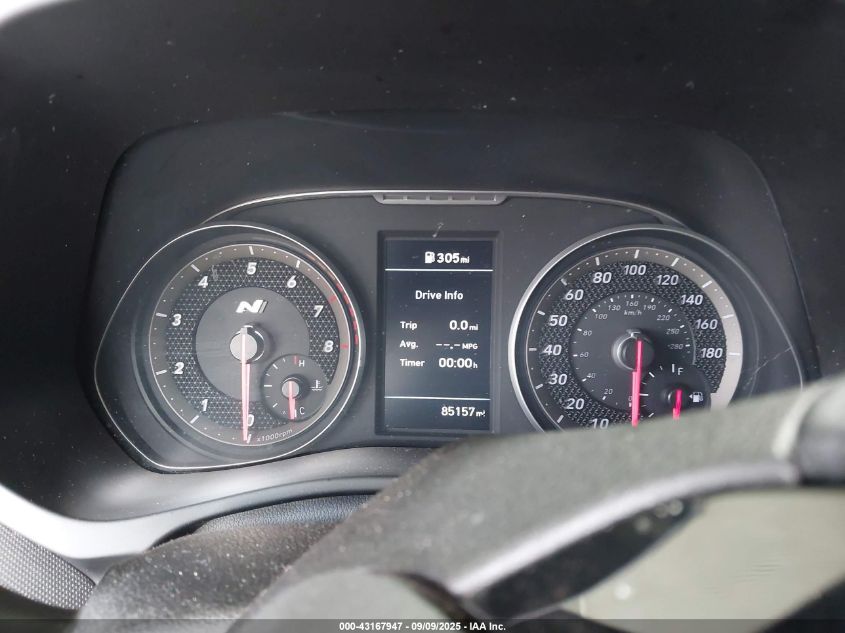 2020 Hyundai Veloster N VIN: KMHT36AH8LU004852 Lot: 43167947