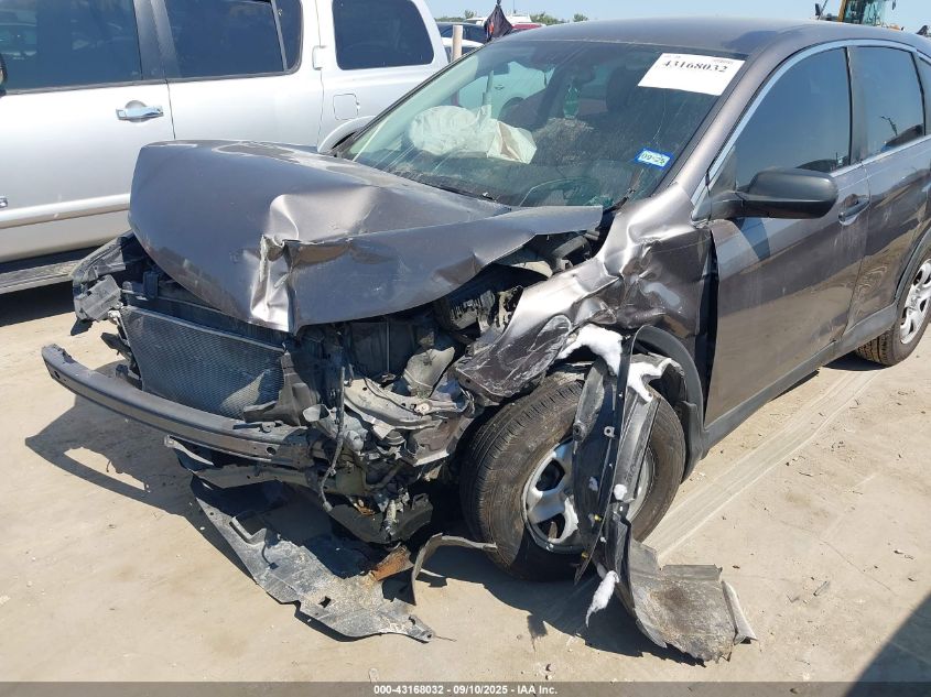 2012 Honda Cr-V Lx VIN: 3CZRM3H39CG700895 Lot: 43168032