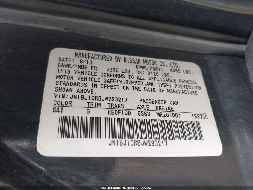 2018 NISSAN ROGUE SPORT S - JN1BJ1CR8JW293217