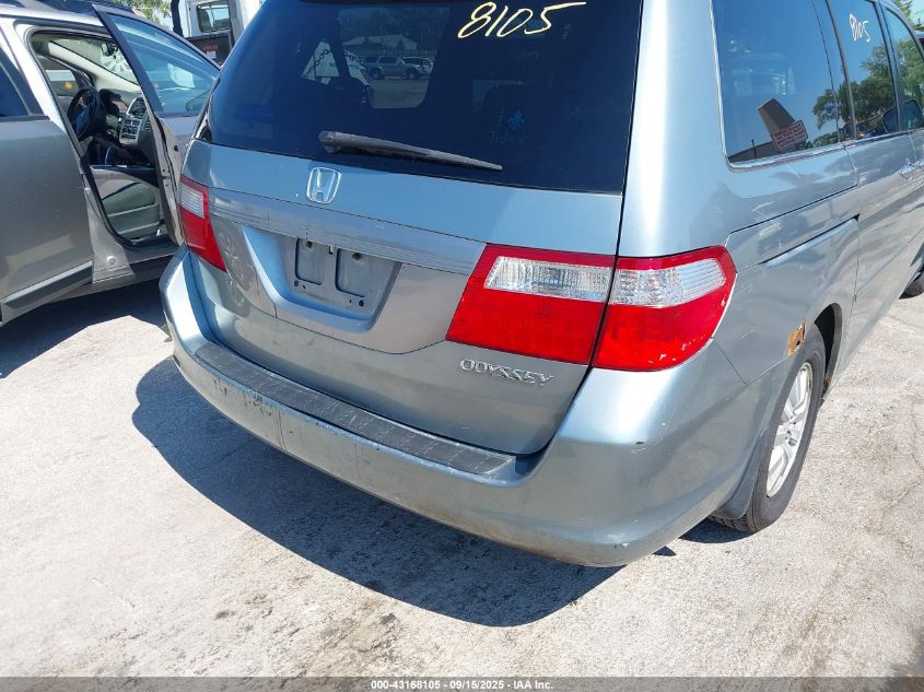 2005 Honda Odyssey Ex-L VIN: 5FNRL38765B112098 Lot: 43168105