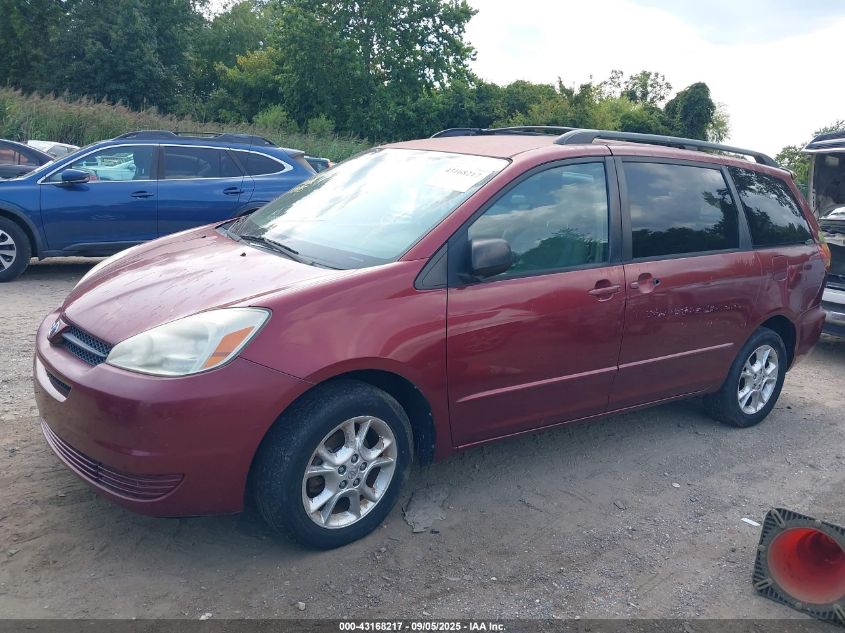 2004 Toyota Sienna Le VIN: 5TDBA23C54S019752 Lot: 43168217