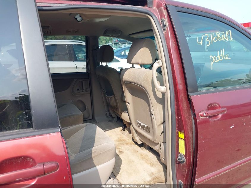 2004 Toyota Sienna Le VIN: 5TDBA23C54S019752 Lot: 43168217