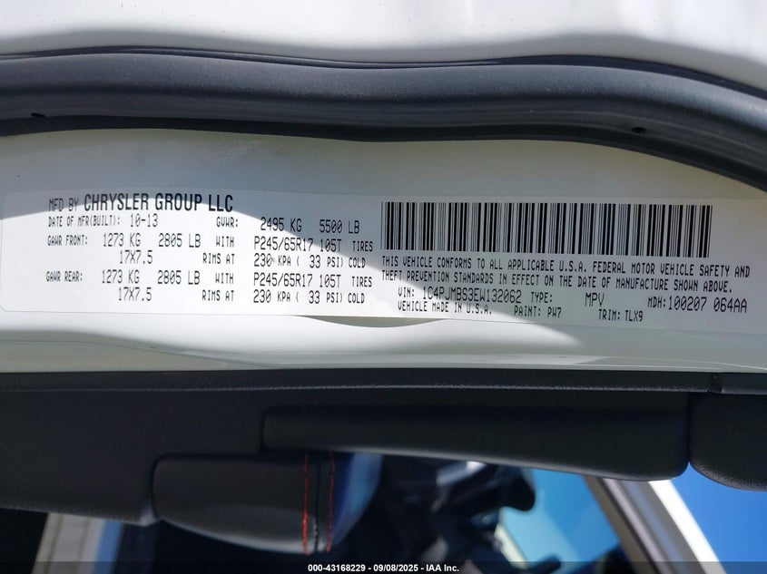 2014 JEEP CHEROKEE TRAILHAWK - 1C4PJMBS3EW132062