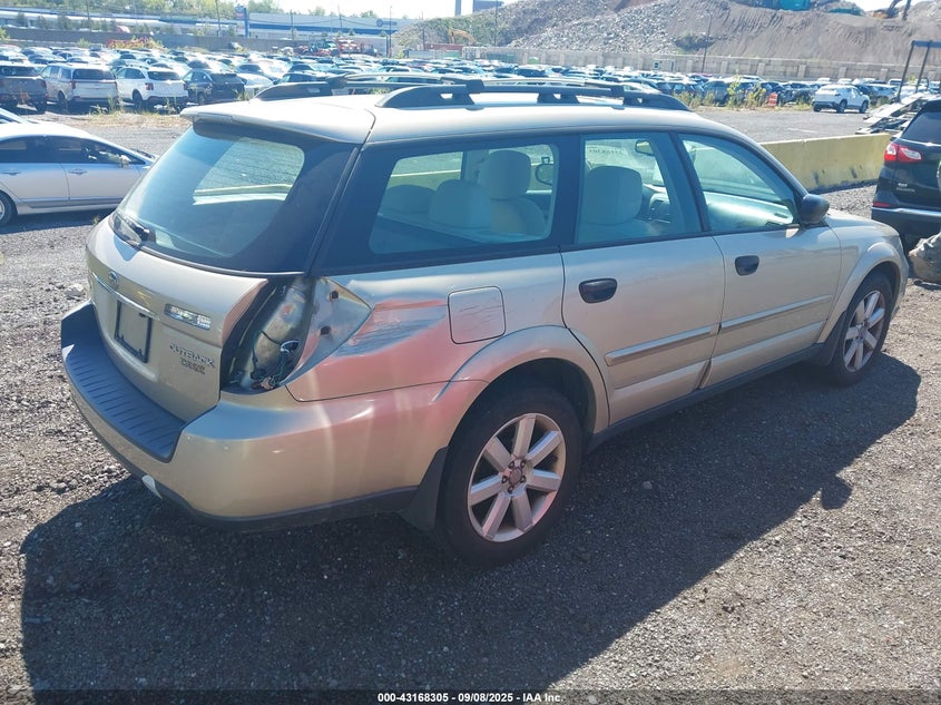 4S4BP61C587333101 2008 SUBARU OUTBACK photo no. 4