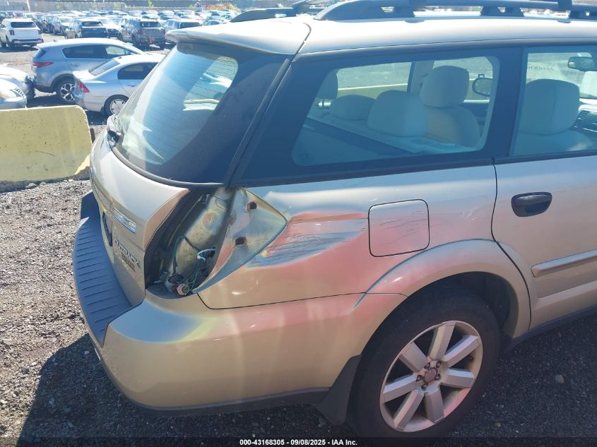 2008 Subaru Outback 2.5I/2.5I L.l. Bean Edition VIN: 4S4BP61C587333101 Lot: 43168305