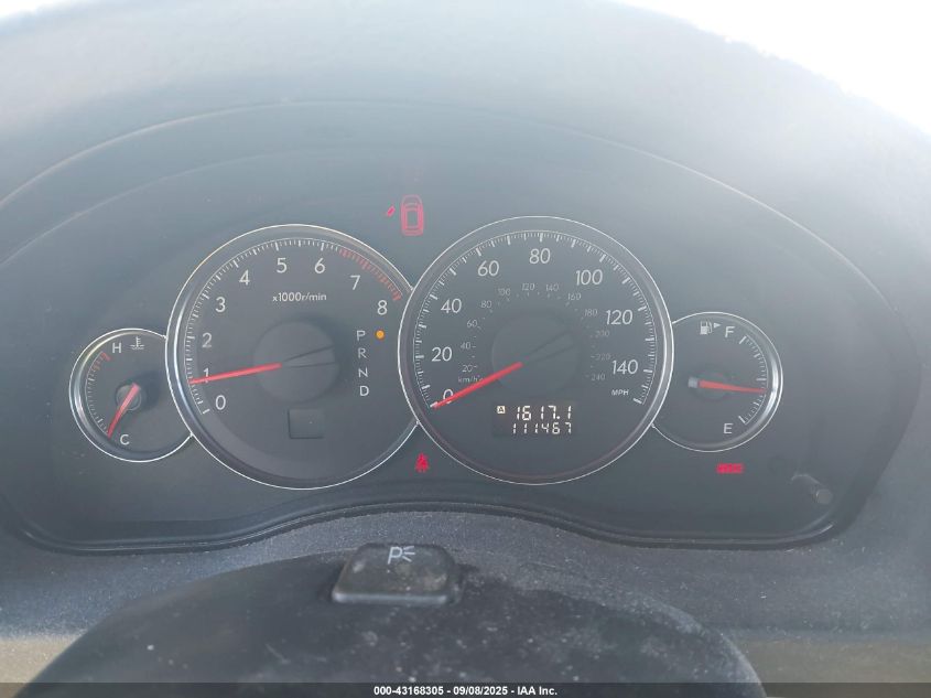 2008 Subaru Outback 2.5I/2.5I L.l. Bean Edition VIN: 4S4BP61C587333101 Lot: 43168305