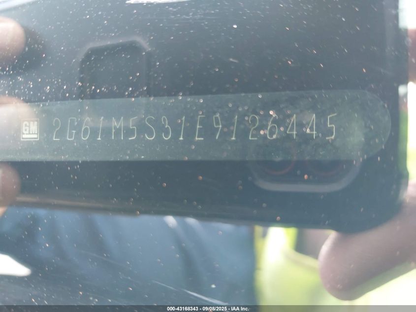 2014 Cadillac Xts Luxury VIN: 2G61M5S31E9126445 Lot: 43168343