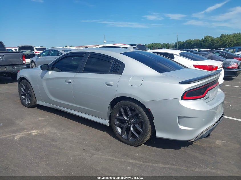 2019 Dodge Charger 3.6 Gt Rwd Silver Lot 111043168366 Vin 2C3CDXHG0KH572667