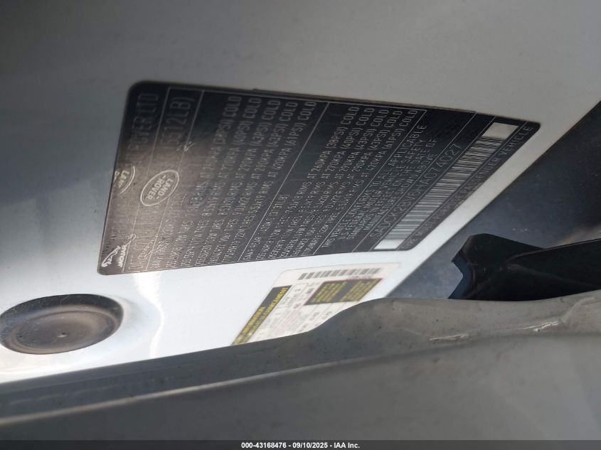 2017 Jaguar F-Pace 35T Prestige VIN: SADCK2BV6HA074027 Lot: 43168476