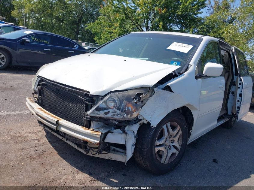 2007 Honda Odyssey Ex-L VIN: 5FNRL38737B103345 Lot: 43168487