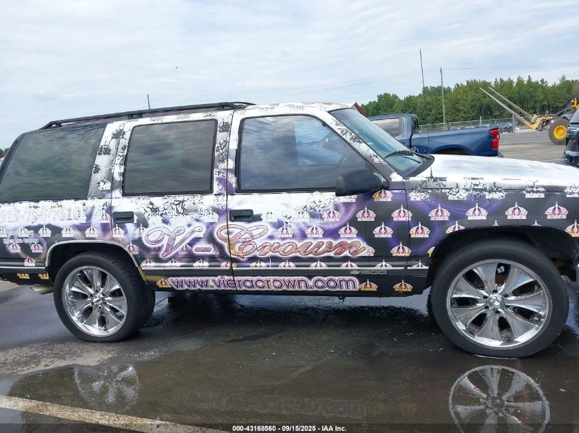 1997 Chevrolet Tahoe Ls VIN: 1GNEK13R5VJ356825 Lot: 43168560