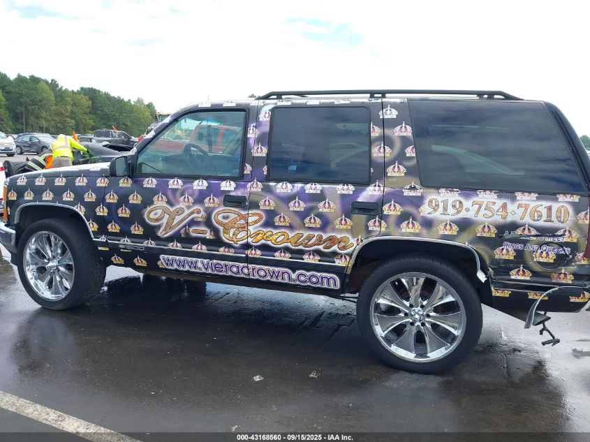 1997 Chevrolet Tahoe Ls VIN: 1GNEK13R5VJ356825 Lot: 43168560