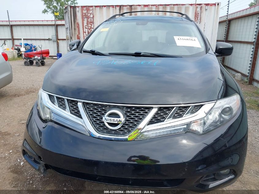 2011 Nissan Murano Sl VIN: JN8AZ1MU3BW070335 Lot: 43168564