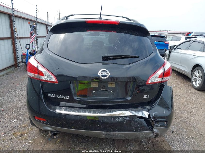 2011 Nissan Murano Sl VIN: JN8AZ1MU3BW070335 Lot: 43168564
