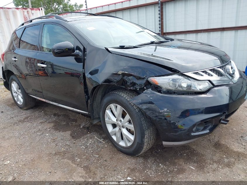 2011 Nissan Murano Sl VIN: JN8AZ1MU3BW070335 Lot: 43168564