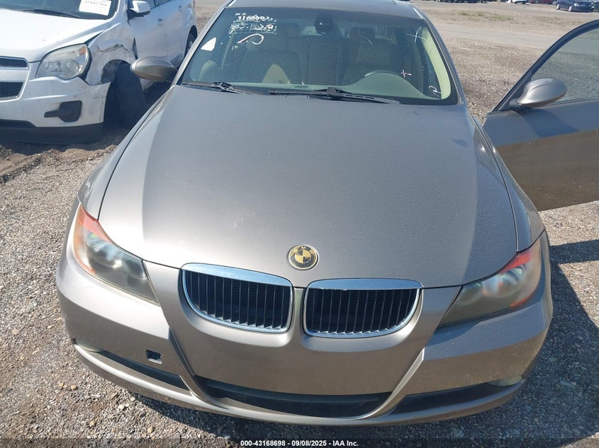 2007 BMW 328I VIN: WBAVA37507NL10522 Lot: 43168698