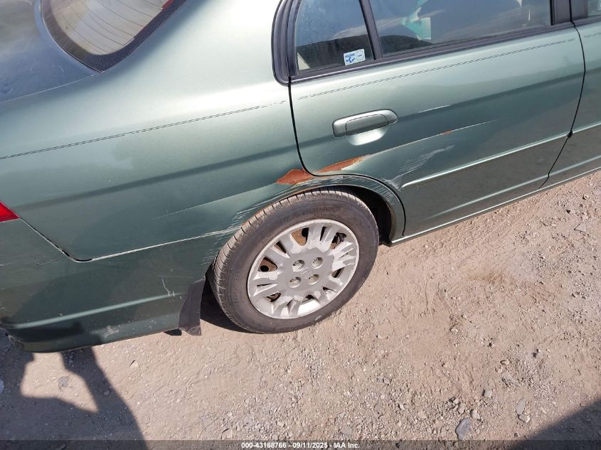 2004 Honda Civic Lx VIN: 2HGES16554H591146 Lot: 43168766