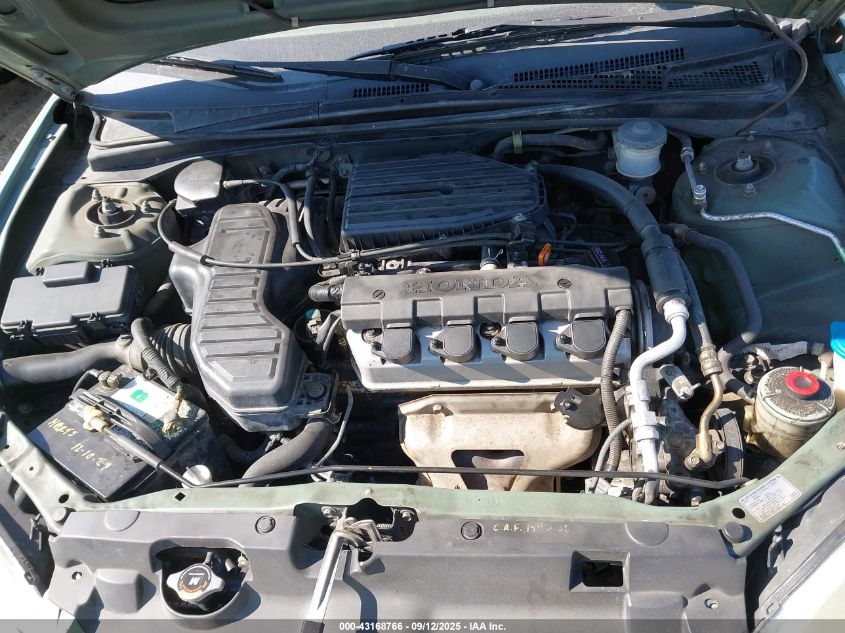 2004 Honda Civic Lx VIN: 2HGES16554H591146 Lot: 43168766